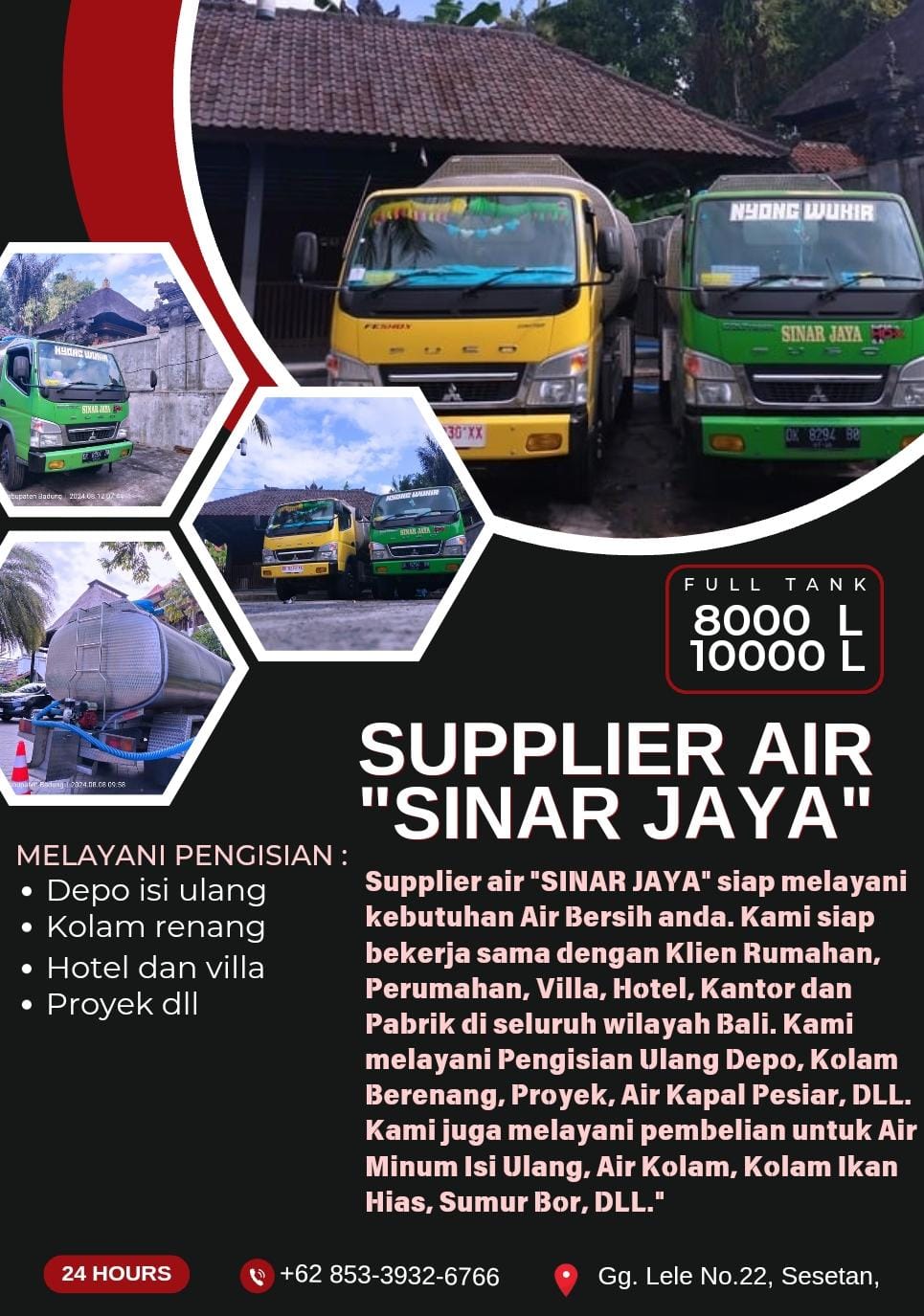 jual air bersih denpasar